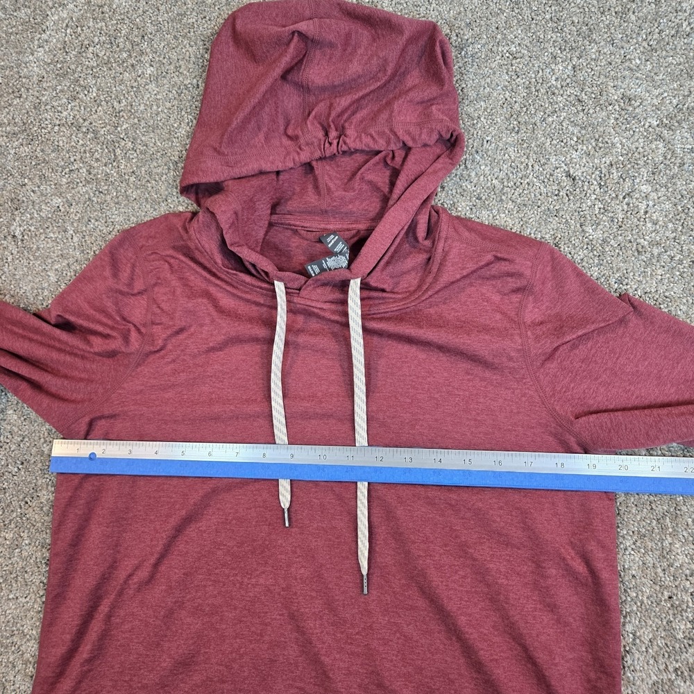 Vuori Halo Essential Hoodie Shirt Current Heather Womens M DreamKnit performance - Picture 6 of 8